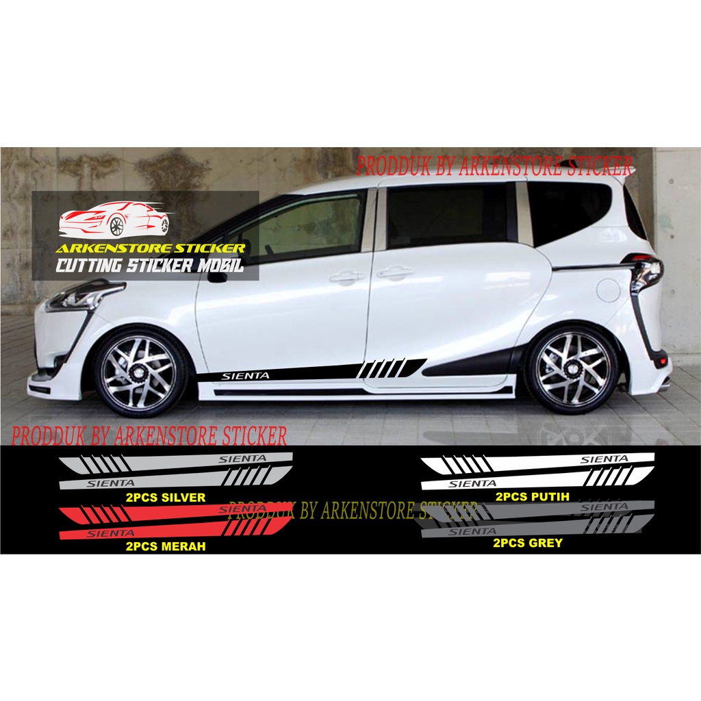 สติ๊กเกอร์แต่งรถ senta ล่าสุด รายการสติ๊กเกอร์สําหรับรถยนต์ toyota sienta