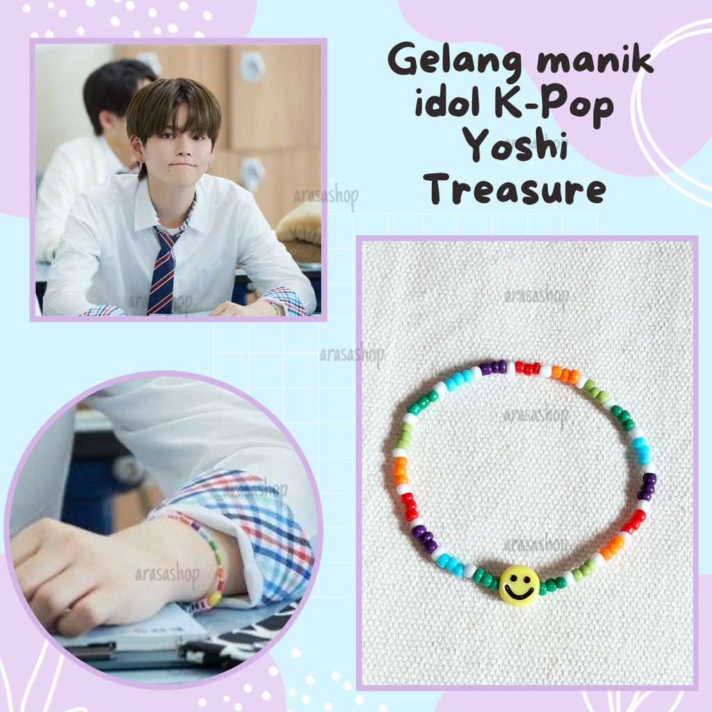 สร้อยข้อมือ Yoshi Treasure | สร้อยข้อมือ Yoshi Treasure | สร้อยข้อมือไอดอลเคป๊อป | Yoshi Treasure สร้อยข้อมือลูกปัดสไตล์เกาหลี