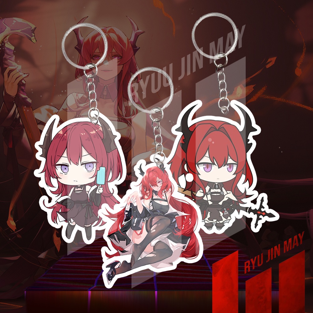 Gantungan HP พวงกุญแจ/พวงกุญแจ/ที่วางโทรศัพท์มือถือ - Arknights - Surtr