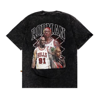 เสื้อยืด พิมพ์ลาย King RODMAN ทรงปกติ
ซักผ้า