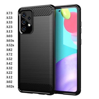 เคสโทรศัพท์แบบนิ่มสำหรับ Samsung A73 A53 A33 A23 A13 5G A03 A03s A52s A72 A52 A42 A32 A22 A12 5G A02 A02s Quantum 2