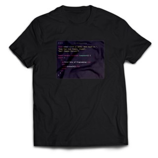 เสื้อยืด พิมพ์ลาย Rules Of Programming Programmer Developer สําหรับผู้ชาย และผู้ใหญ่