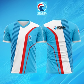 เสื้อยืด พิมพ์ลาย Election Success GELORA Party Sublime Art 001 สําหรับผู้ชาย ผู้ใหญ่ 2024