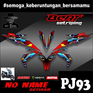 สติกเกอร์ติดรถจักรยานยนต์ สําหรับ Honda 002 Beat Esp (pj93) 2016 2017 2018 2019/Fi