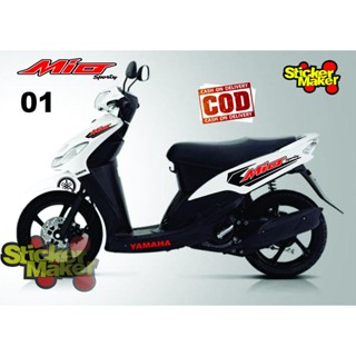 สติกเกอร์ตัดแถบ yamaha mio Body mio sporty 01