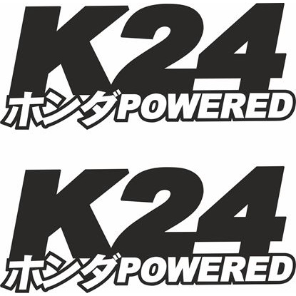 K24 สติ๊กเกอร์ตัด POWERED