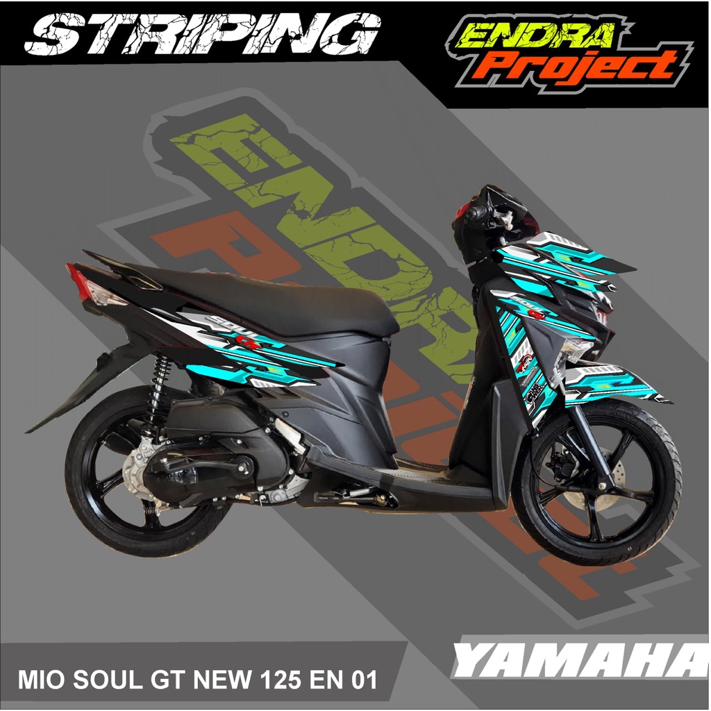 สติ๊กเกอร์ MIO SOUL GT NEW 125 striping MIO SOUL GT NEW 125 YAMAHA สติ๊กเกอร์มอเตอร์ไซค์ variation E
