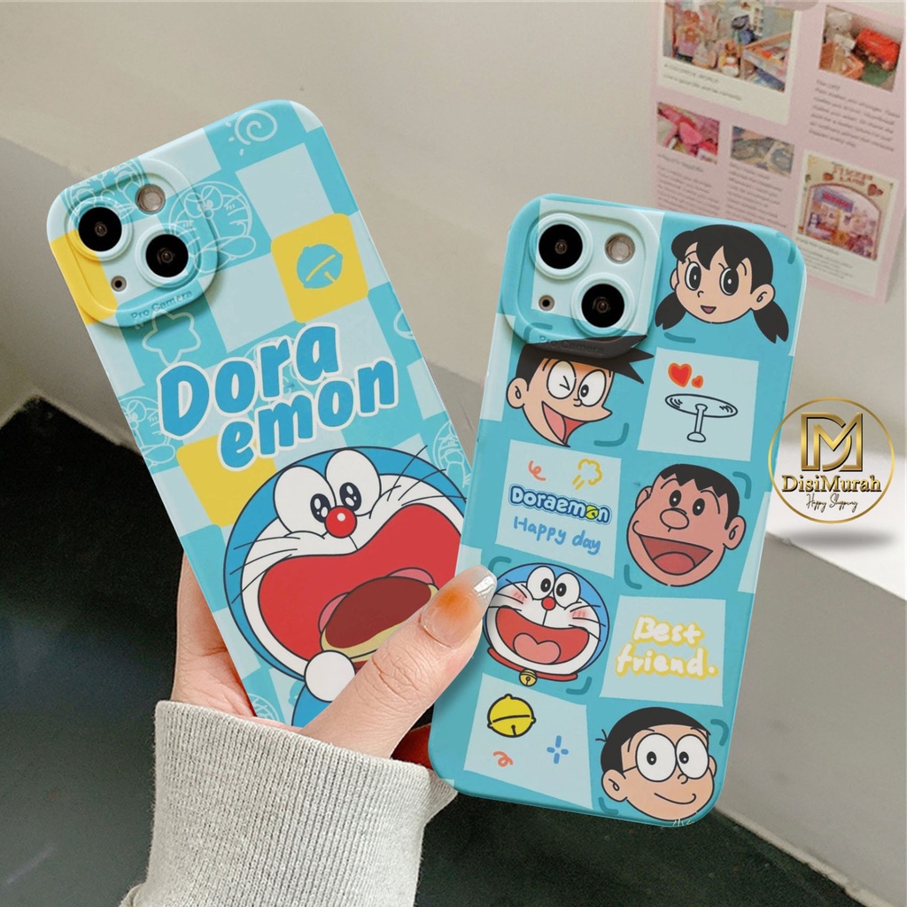 Disimurah เคสแฟชั่น การ์ตูน d0raem0n กล้อง softcase pro พร้อมสําหรับประเภท infinix และประเภทอื่นๆ