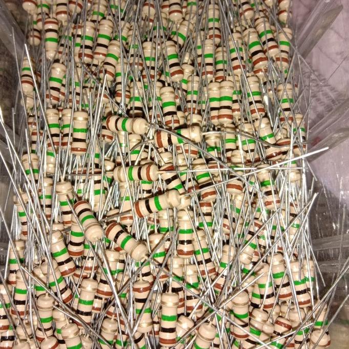 R 1M ohm 1 Mohm 1/2w 1pax เนื้อหา 500 ชิ้น pcmelektrob90 รับเลย