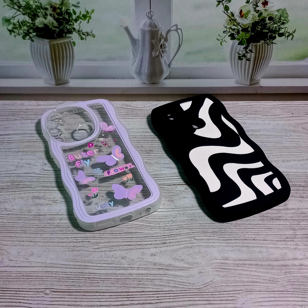 Infinix Hot 12i X665 X665B Case Softcase Wave ลายการ์ตูน Infinix X665