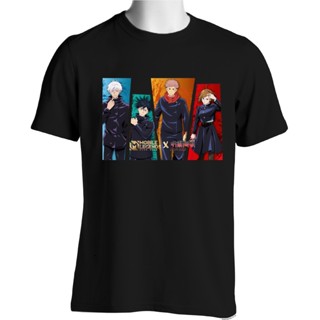 เสื้อยืด พิมพ์ลาย Jujutsu Kaisen X MLBB คุณภาพดี สําหรับผู้ชาย และผู้หญิง