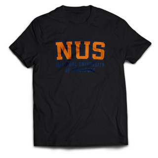 เสื้อยืด พิมพ์ลาย Nus NATIONAL UNIVERSITY OF SINGAPORE สําหรับผู้ชาย และผู้ใหญ่