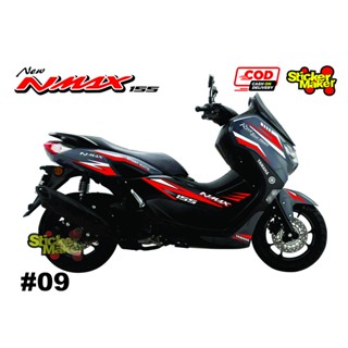 สติกเกอร์ตัด nmax 2020 striping yamaha nmax 155 new 2023 09