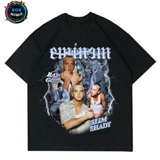 เสื้อยืด พิมพ์ลาย EMINEM RAPPER BAND สไตล์วินเทจ สําหรับเด็ก และผู้ใหญ่