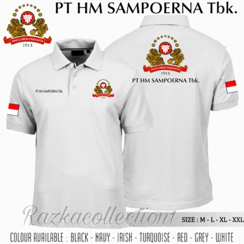 เสื้อโปโล เสื้อคอปก PT HM Sampoerna TBK/Sampeterna TBK เสื้อบริษัท