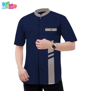 Ulikids เสื้อเชิ้ตแขนสั้น ผ้าฝ้าย ลาย Koko Kurta สําหรับผู้ใหญ่ 2023