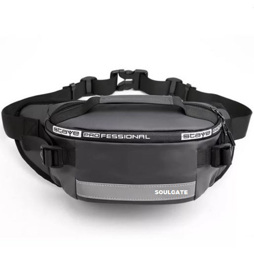 SOULGATE AS HAUL MENS SLING BAG - สีดํา ใหม่ล่าสุด TRENDY, CURRET U8Q6