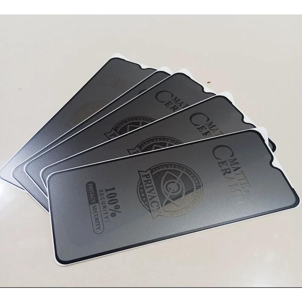 กระจกนิรภัยเซรามิค Matte Anti Spy OPPO R15X-RX17 NEO-RX17 PRO-R17-R15 PRO-R15-R9S-A97-A96 5G-A96-A95