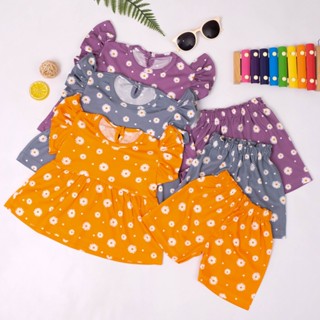 Sonia DAISY SET/Girls ชุดสูท ลายดอกไม้ สําหรับเด็กผู้หญิง อายุ 1-5 ปี