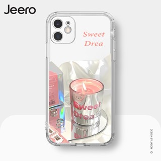 Jeero เคสไอโฟน เคสซิลิโคนนุ่มกันกระแทกใสน่ารักตลก เคสโทรศัพท์ Compatible for iPhone 14 13 12 11 Pro Max SE 2020 X XR XS 8 7 Plus พลัส HFE1950