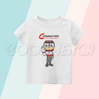 เสื้อยืด พิมพ์ลาย COMMUTER LINE KAI Train สําหรับเด็ก