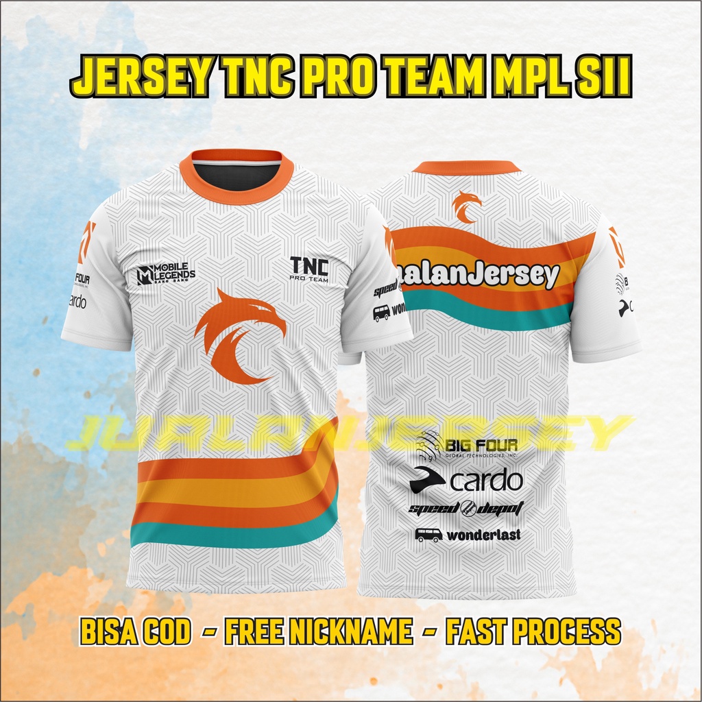 เสื้อเจอร์ซีย์ TNC PRO ESPORT MPL S10 ฟรี REQUEST NICKNAME