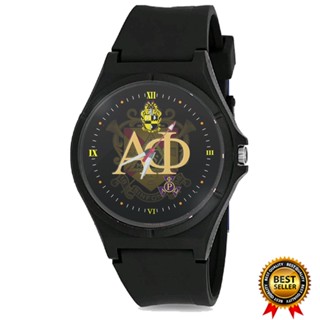 Alpha PHI SHIELD ES LOGO นาฬิกาข้อมือ สําหรับผู้ชาย ผู้หญิง UNISEX 02