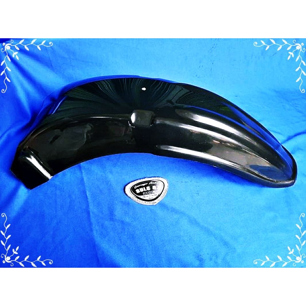 Hitam บังโคลนหลัง yamaha dt 125 dt125 trail motor classic vintage รุ่น yamaha dt125 dt 125 สีดํา Cus