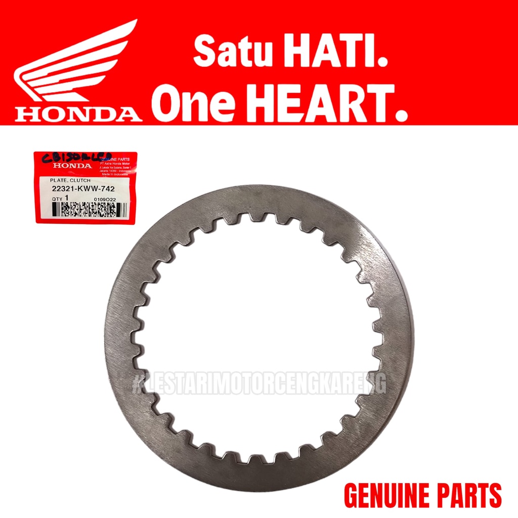 ต้นฉบับ CB150R CBR 150 LED SONIC GTR CLUTCH PLATE IRON 22321-KWW-742