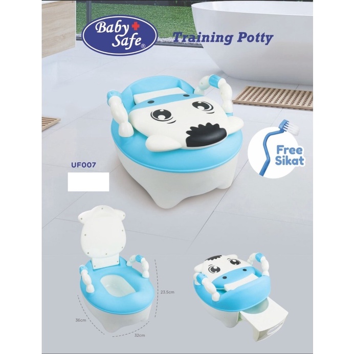 BABY SAFE TRAINING POTTY COW UF007