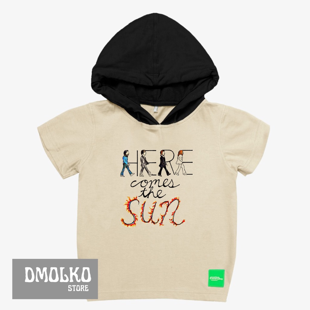 The Beatles 9 Kids Cotton Everyday Band Hoodie Size XS - XL Premium Kapucong เสื้อยืด