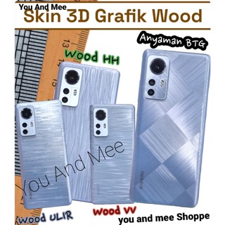 หนัง 2023 !! สติกเกอร์ 3D WOOD REALME GTNeo 3D WOOD 3T GT Neo 2T GT2 Pro GT Master EDITION Garskin GarTe Scotlet Sticker Drawing Symmetrical Line Pattern CLEAR WOOD Graphic Woven Back Protector Anti-Scratch Mildew CLEAR Pro 4G 5G แปะพลาสติก