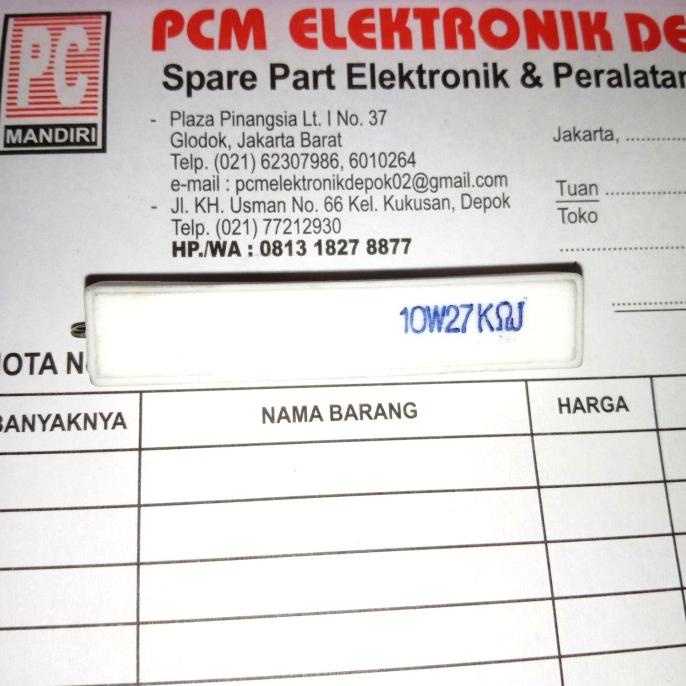 R 10w 27k 10W27K 27 K OHM 10 วัตต์ pcmelektrob90 รับประกัน