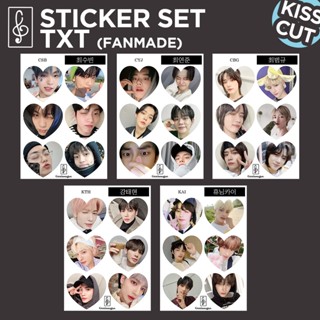 [LOVE Txt] สติกเกอร์ ลาย STICKER KISS CUT SELKOR สําหรับตกแต่งบ้าน