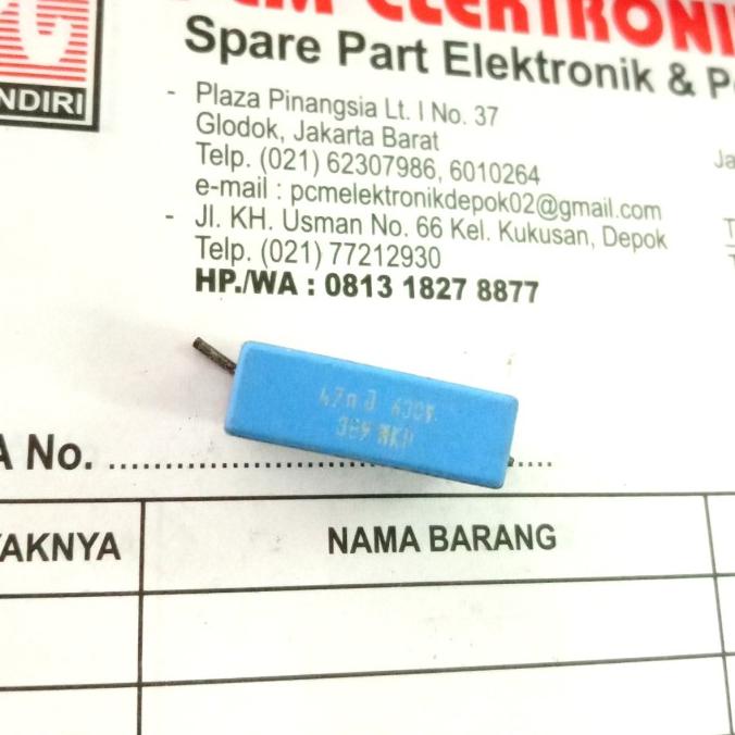 MKT 473J400V 473J 400V 473 J 400 V 47nF pcmelektrob90 คุณภาพดี