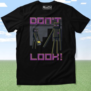 [MaxChi] เสื้อยืด พิมพ์ลาย Minecraft Family สีดํา สําหรับวัยรุ่น