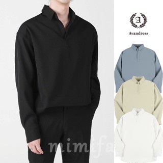 [AVANDRESS] เสื้อเชิ้ต กึ่งเปิด อ่อนโยน