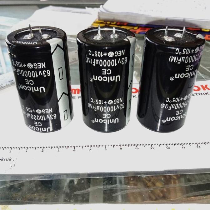 10,000uf 10,000 10000uf 10000 63 v 63v Unicon Elco Polar pcmelektrob90
