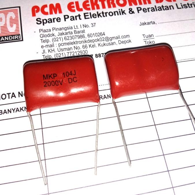 Milar 104J2000V 104J 2000V 104 J 2000 V 100nF 2.0KV pcmelektrob90 คุณภาพดี