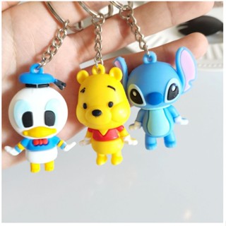 พวงกุญแจ Pvc รูปการ์ตูนดิสนีย์ Donald Pooh Micky Minnie Piglet น่ารัก ขนาดเล็ก เครื่องประดับ สําหรับผู้หญิง และผู้ชาย