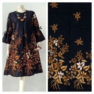 ชุดเดรสผ้าฝ้าย BATIK DRESS คุณภาพดี สําหรับใส่ทํางาน