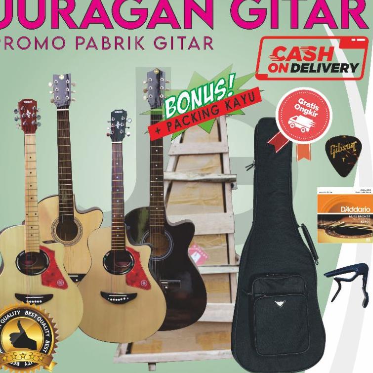 MOST WANTED YAMAHA BEGENERS ACOUSTIC GUITAR แพ็คไม้ฟรี