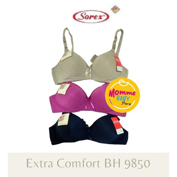 Sorex 9850 Extra Comfort Bra Foam No Underwire 2 ตะขอเทียบเท่ากับคัพ B