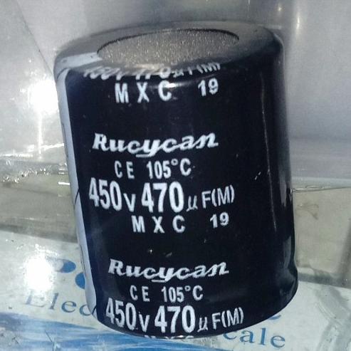 470uf 450v Elco Capacitor 470 uf 450 v pcmelektrob9090 รับประกัน