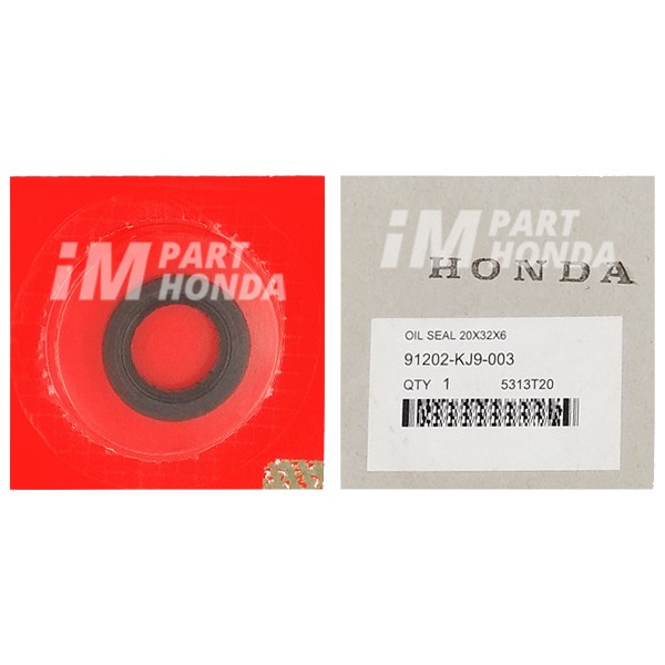[91202-KJ9-003] 20X32X6 SEAL SIL AS PULLY PULLEY PULEY PULEY PULEY POLI POLLY POLY VARIO 110 TECHNO 