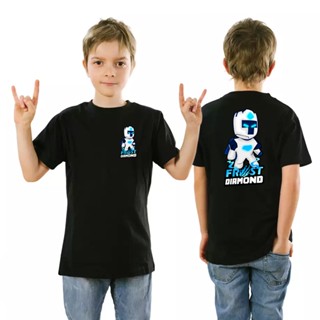 เสื้อยืด ลาย Gazkids Frost Diamond Stumble Guys สําหรับเด็กอายุ 1-12 ปี