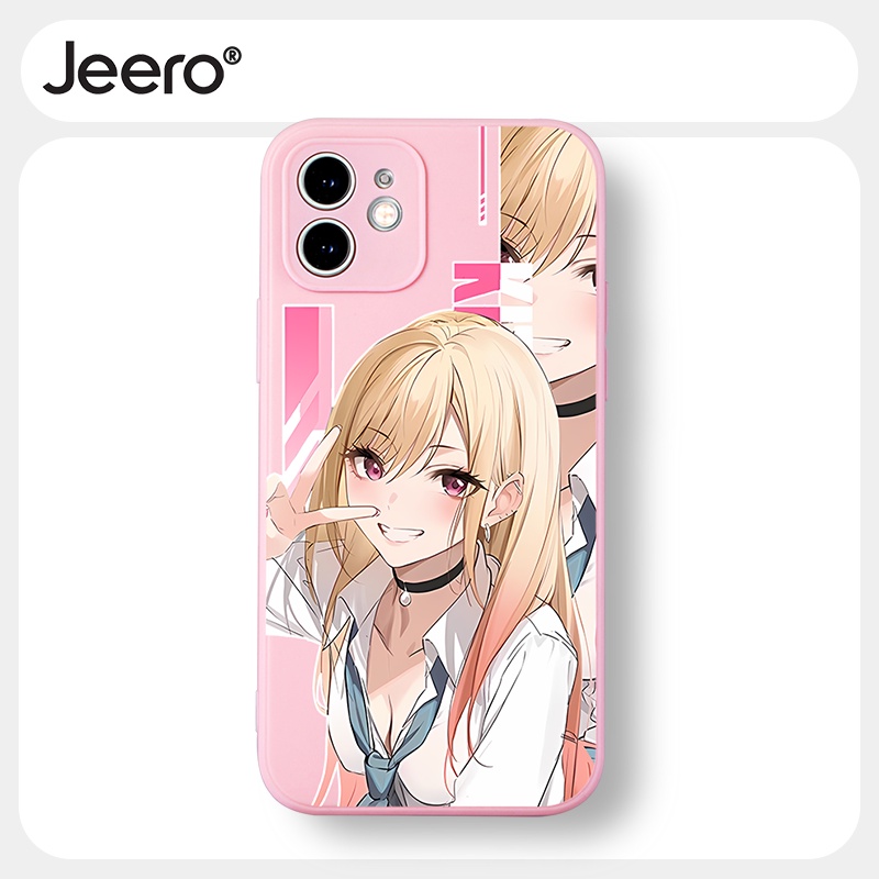 Jeero เคสไอโฟน เคสซิลิโคนนุ่มกันกระแทกการ์ตูนอนิเมะตลก เคสโทรศัพท์ Compatible for iPhone 14 13 12 11 Pro Max SE 2020 X XR XS 8 7 6 6S Plus พลัส HFF2576