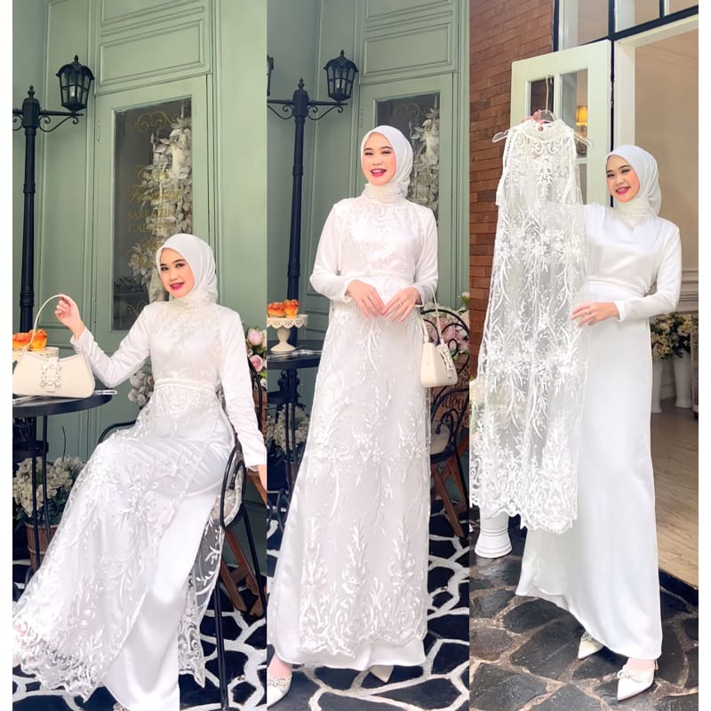 Ied SERIES!! Vabina INNER DRESS + BUSUI FRIENDLY + BELT SILK ARMANY SIZE M, L, XL, XXL KONDANGANGAN DRESS PARTY DRESS LAST EID DRESS FAMILY UNIFORM DRESS