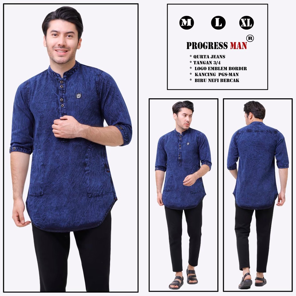 KOKO KURTA JEANS THREE-QUARTER SLEEVE ORIGINAL PROGRESS MAN