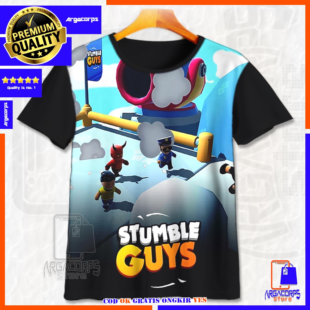 3D Kids T-Shirt Stumble Guys Model Kids Clothes v16 - Argacorps Store